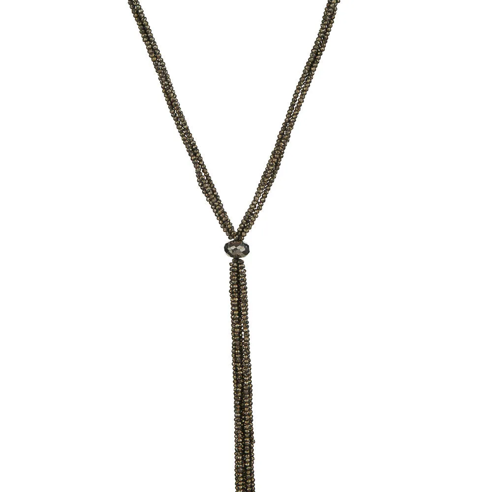 Zora, Pyrite Layering Necklace